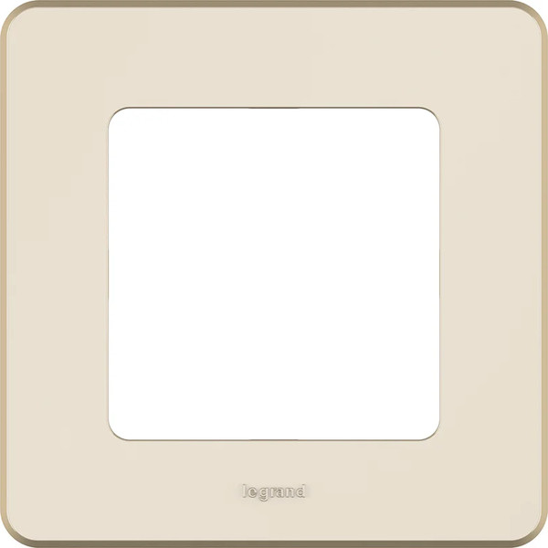 Изображение товара Розетка с рамкой Legrand Inspiria 673721 с заземлением + 673931 (слоновая кость/слоновая кость)