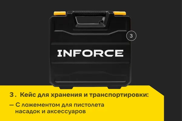 Изображение товара Строительный фен Inforce HG6520D