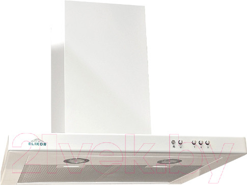 Изображение товара Вытяжка Т-образная Elikor Квадра 60П-430-К3Д (белый)