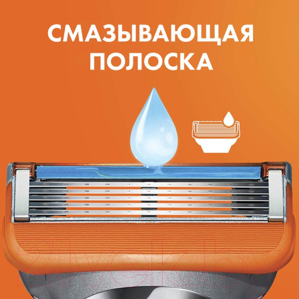 Изображение товара Набор сменных кассет Gillette Fusion Power (6шт)