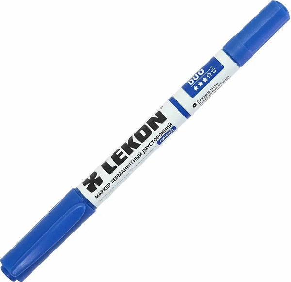 Изображение товара Набор маркеров строительных LEKON Duo+ / 13965.21 (10шт, синий)