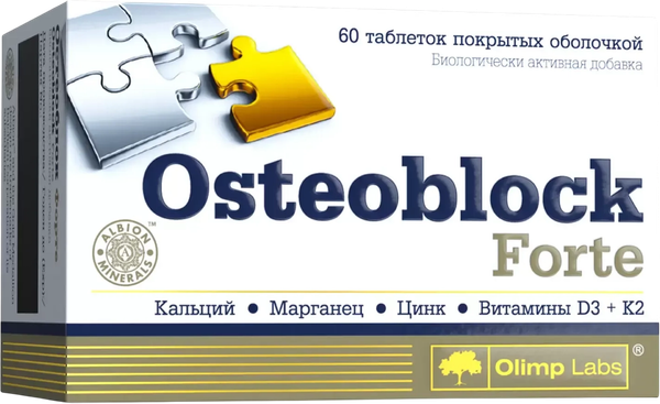 Изображение товара Витаминно-минеральный комплекс Olimp Labs Остеоблок Форте (60 таблеток)