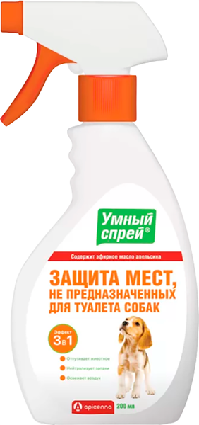 Изображение товара Средство для корректировки поведения животных Apicenna Умный Спрей Защита мест для собак (200мл)