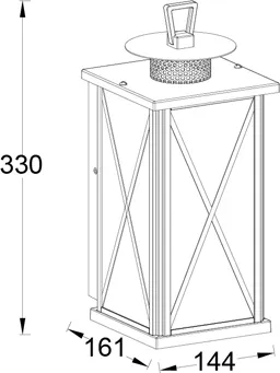 Изображение товара Бра уличное Oasis Light 2592 Bl