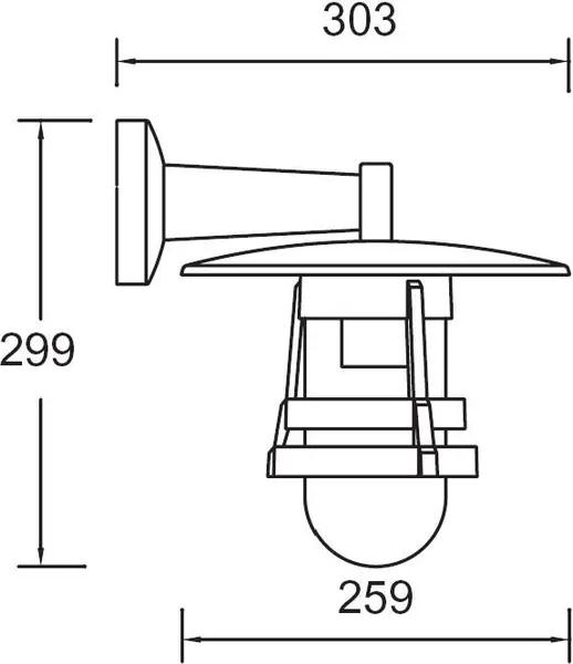 Изображение товара Бра уличное Oasis Light 68902 Bl