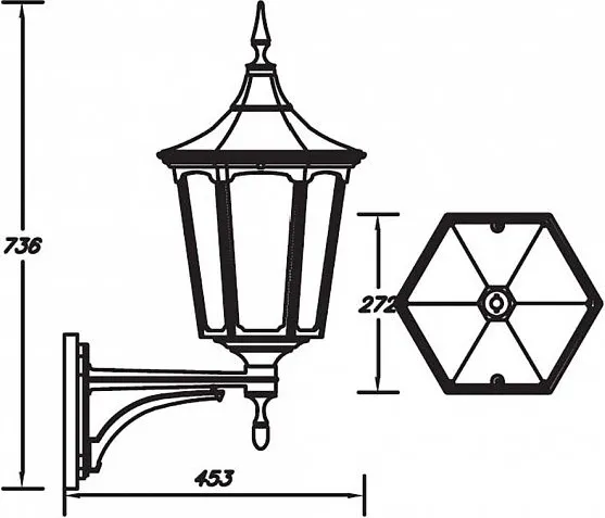 Изображение товара Бра уличное Oasis Light 79701L Bl