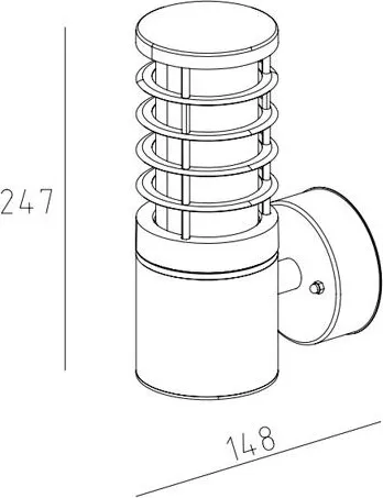 Изображение товара Бра уличное Oasis Light 61832 Gr