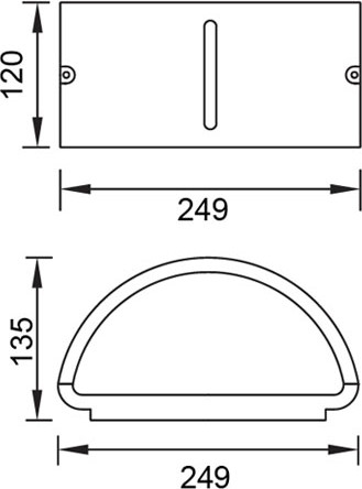 Изображение товара Бра уличное Oasis Light 3304 GR
