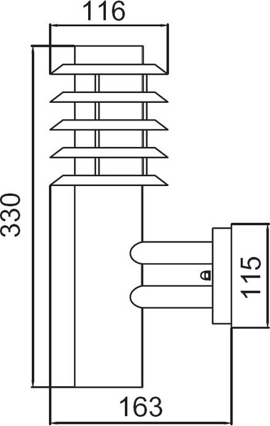 Изображение товара Бра уличное Oasis Light 75823 SS