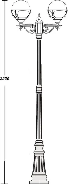 Изображение товара Фонарь уличный Oasis Light 88109A Bl