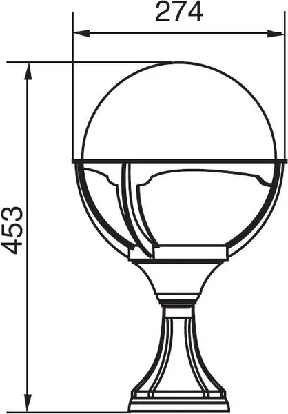 Изображение товара Светильник уличный Oasis Light 88104 Bl