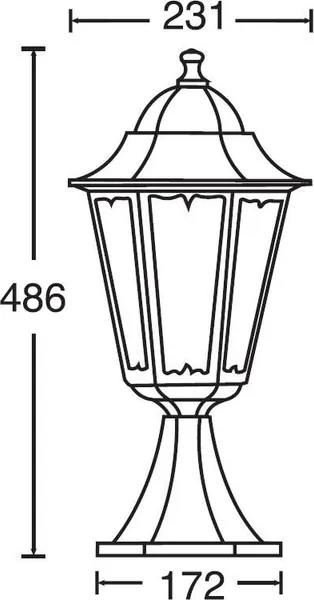 Изображение товара Светильник уличный Oasis Light 79804M Gb