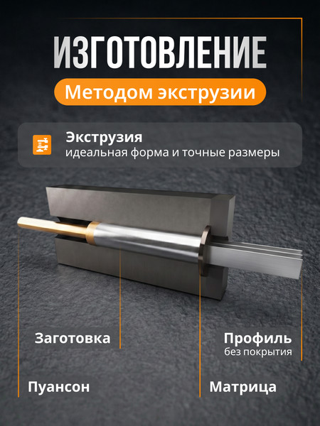 Изображение товара Профиль алюминиевый 7плюс1 Ш-образный 1.48 пог.м / 012043 (белый)