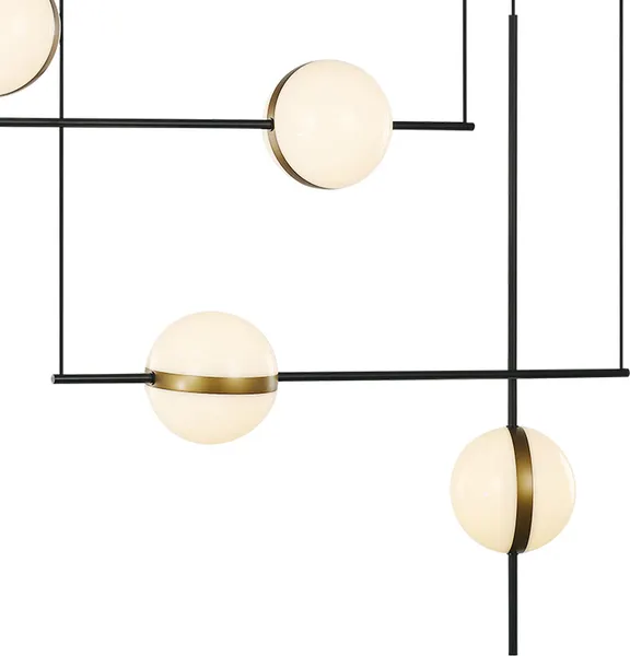 Изображение товара Люстра DeLight Collection MD2062-4B (black/brass)
