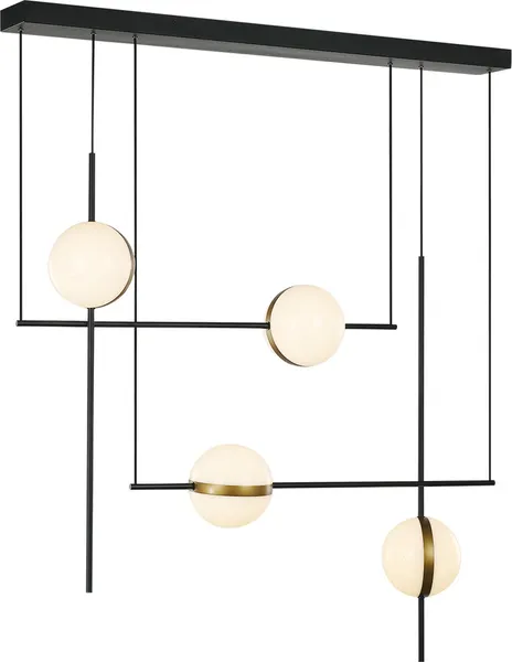 Изображение товара Люстра DeLight Collection MD2062-4B (black/brass)