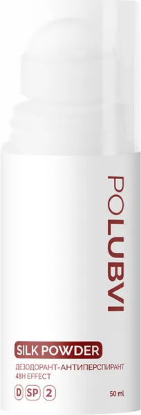 Изображение товара Дезодорант шариковый Polubvi Silk Powder с защитой до 48 часов (50мл)