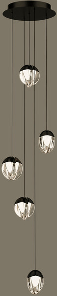 Изображение товара Люстра DeLight Collection MD24001033-5A (black/clear)