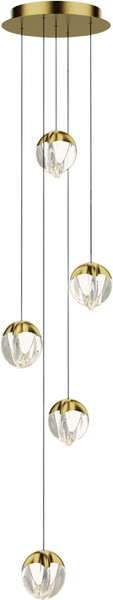 Изображение товара Люстра DeLight Collection MD24001033-5A (gold/clear)
