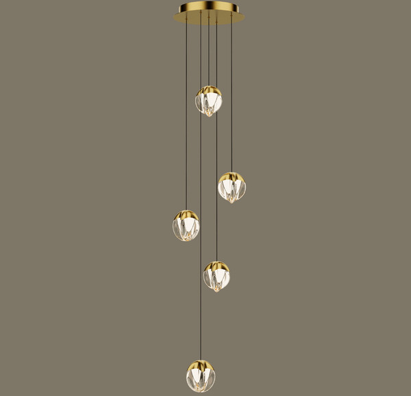 Изображение товара Люстра DeLight Collection MD24001033-5A (gold/clear)