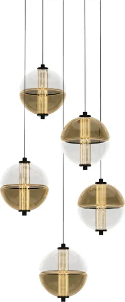 Изображение товара Люстра DeLight Collection MD24022079-5A (black/amber)