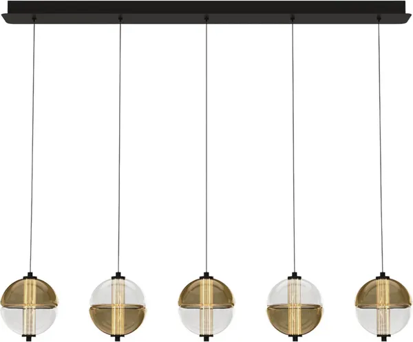 Изображение товара Люстра DeLight Collection MD24022079-5B (black/amber)