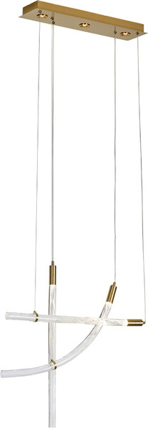 Изображение товара Потолочный светильник DeLight Collection OD2412-3 (gold/clear)