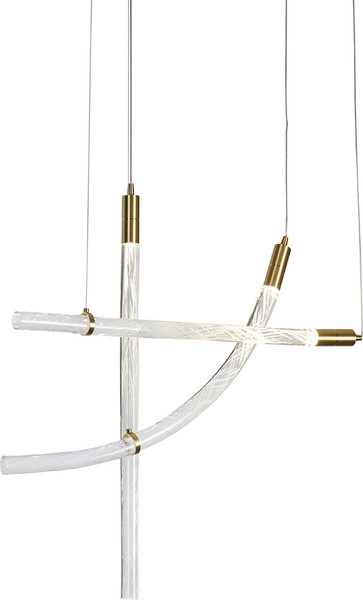 Изображение товара Потолочный светильник DeLight Collection OD2412-3 (gold/clear)