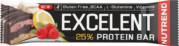Изображение товара Протеиновый батончик Nutrend Excelent Bar Double (85г, лимон/творог/малина с клюквой)
