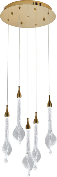 Изображение товара Люстра DeLight Collection OD2433-5 (gold/clear)
