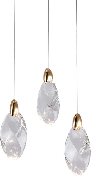Изображение товара Потолочный светильник DeLight Collection OD2439-3 (gold/clear)