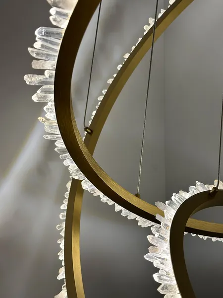 Изображение товара Потолочный светильник DeLight Collection Quartz Halo MD20020154-3A (satin gold)