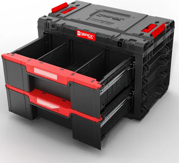 Изображение товара Ящик для инструментов QBrick System Prime Drawer 2 Toolbox Basic / SKRQPRIMD2BCZAPG001