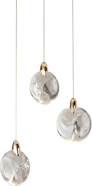 Изображение товара Потолочный светильник DeLight Collection OD2440-3 (gold/clear)