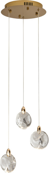 Изображение товара Потолочный светильник DeLight Collection OD2440-3 (gold/clear)
