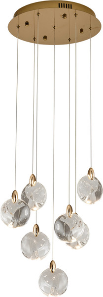 Изображение товара Люстра DeLight Collection OD2440-7 (gold/clear)