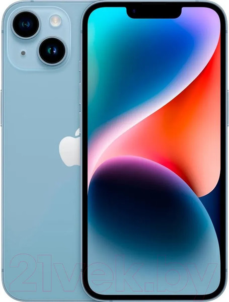 Изображение товара Смартфон восстановленный Apple iPhone 14 128GB ELNU Грейд A (синий)