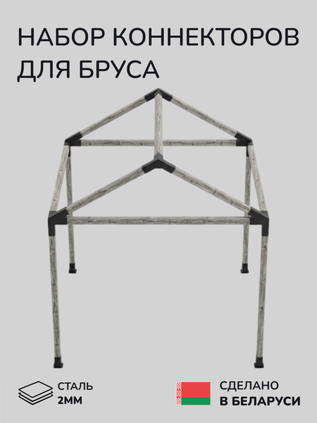 Изображение товара Комплект соединителей для бруса SCANDINAF Gable 100х100
