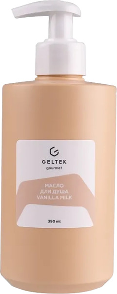 Изображение товара Масло для душа Geltek Vanilla Milk (390мл)