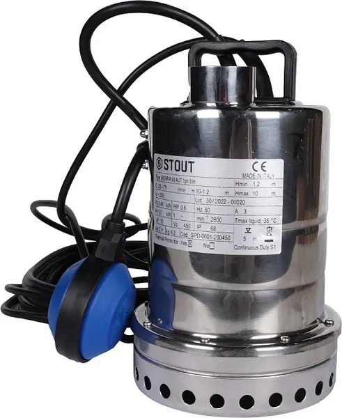 Изображение товара Дренажный насос Stout SPD-0001-200450