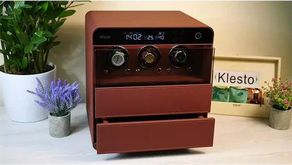 Изображение товара Мебельный сейф Klesto Smart JSM3 (рубиновая кожа)