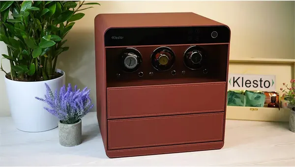 Изображение товара Мебельный сейф Klesto Smart JSM3 (рубиновая кожа)