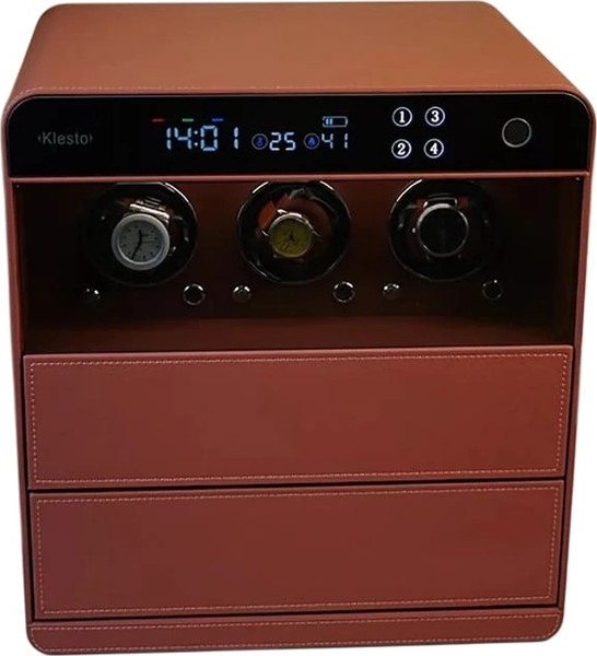 Изображение товара Мебельный сейф Klesto Smart JSM3 (рубиновая кожа)