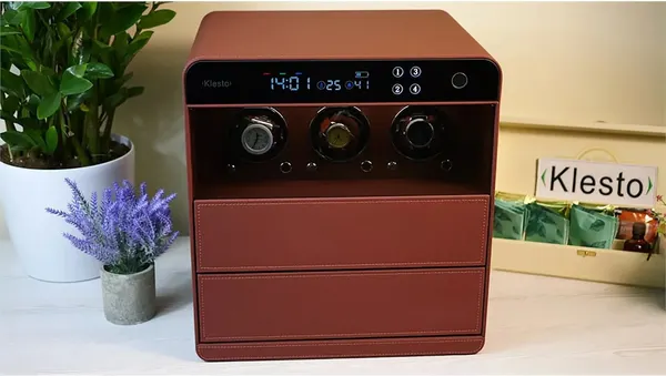 Изображение товара Мебельный сейф Klesto Smart JSM3 (рубиновая кожа)