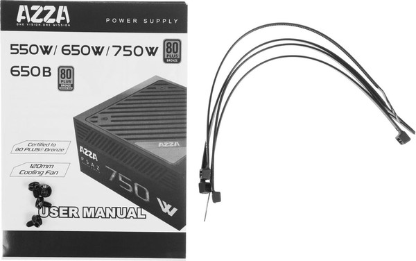 Изображение товара Блок питания для компьютера AZZA PSAZ-550
