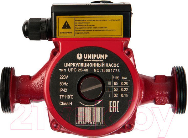 Изображение товара Циркуляционный насос Unipump UPC 25-40 130