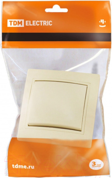 Изображение товара Выключатель TDM Таймыр SQ1814-0101 (слоновая кость)