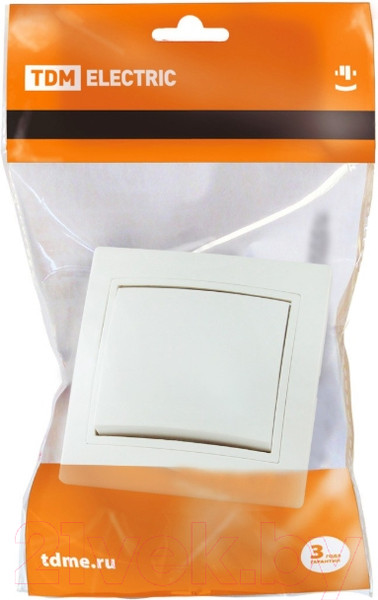 Изображение товара Выключатель TDM Таймыр SQ1814-0001 (белый)