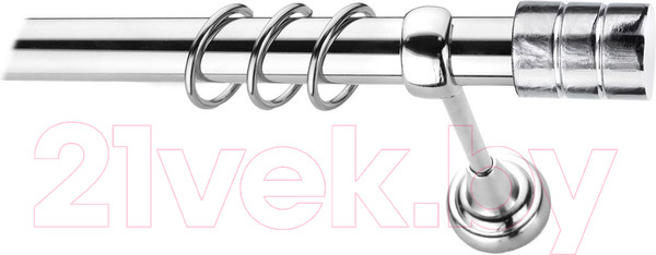 Изображение товара Карниз для штор Lm Decor Цилиндр 088 1р гладкий (хром, 2.8м)