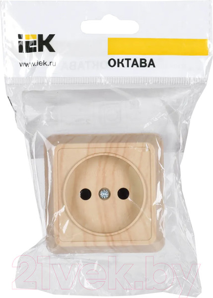 Изображение товара Розетка IEK Октава ERO10-K03-10-DC (сосна)