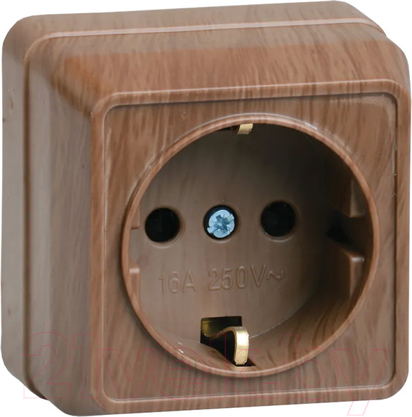 Изображение товара Розетка IEK Октава ERO11-K04-16-DC (дуб)
